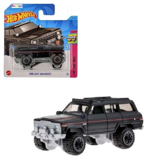 Hotwheels Hot Wheels Diecast Model Car 2023 52 / 250 Jeep Wagoneer 1988 The 80`s 1/64 scale new