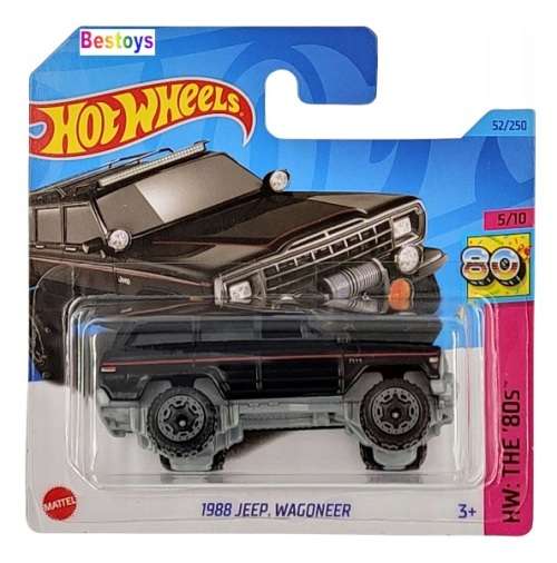 Hotwheels Hot Wheels Diecast Model Car 2023 52 / 250 Jeep Wagoneer 1988 The 80`s 1/64 scale new