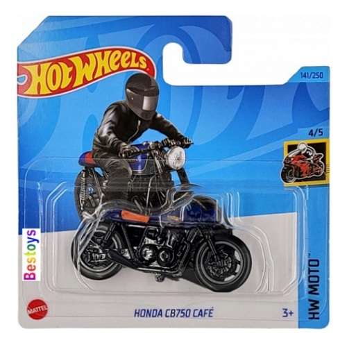 Hotwheels Hot Wheels Diecast Model Motorcycle Bike 2023 141/250  Honda CB 750 CB750 Cafe Moto new