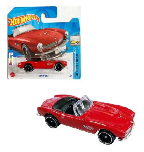 Hotwheels Hot Wheels Diecast Model Car 2023 120/250 BMW 507 Factory Fresh 1/64 scale new in pack