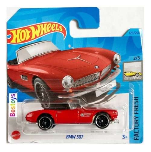 Hotwheels Hot Wheels Diecast Model Car 2023 120/250 BMW 507 Factory Fresh 1/64 scale new in pack