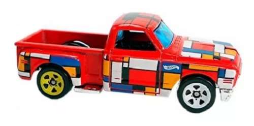 Hotwheels Hot Wheels Diecast Model Car 2022 108/250 Chevy Chevrolet Pickup 1969 Art Car "T"