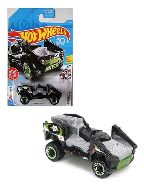 Hotwheels Hot Wheels Diecast Model Car First Edition 2018 333/365 50th Anniversary Bot Wheels Robots