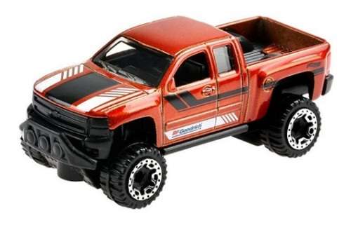 Hotwheels Hot Wheels Diecast Model Car 2021 185/250 Chevy Chevrolet Silverado Pickup Offroad Hot Tru