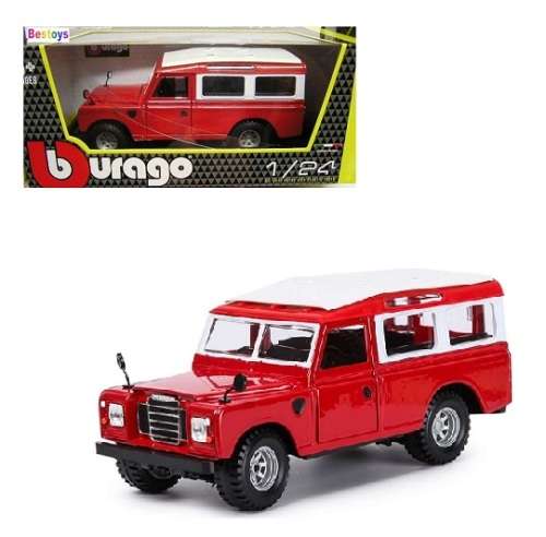 Burago Diecast Model Car 22063 Land Rover Series 2 109 Stationwagon 1/24 scale new in pack