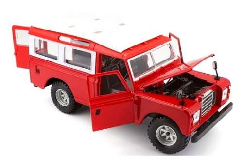 Burago Diecast Model Car 22063 Land Rover Series 2 109 Stationwagon 1/24 scale new in pack