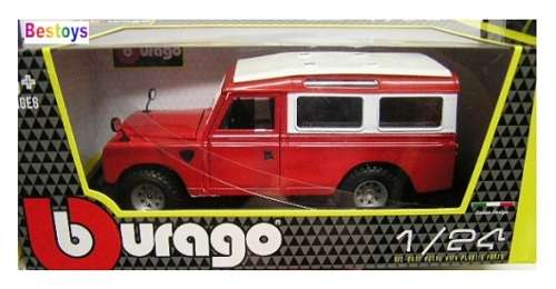Burago Diecast Model Car 22063 Land Rover Series 2 109 Stationwagon 1/24 scale new in pack