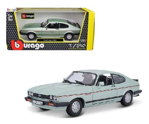 Burago Diecast Model Car 21093 Ford Capri 1982 1/24 scale new in pack
