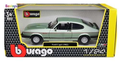 Burago Diecast Model Car 21093 Ford Capri 1982 1/24 scale new in pack