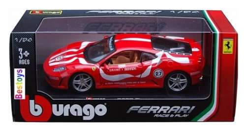 Burago Diecast Model Car 26009 Ferrari F 430 F430 Fiorano No 27 1/24 scale new in pack