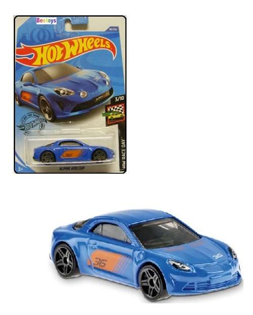 Hotwheels Hot Wheels Diecast Model Car 2020 80/250 Renault Alpine A 110 A110 Cup No 35 Race Day 1/64