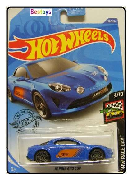 Hotwheels Hot Wheels Diecast Model Car 2020 80/250 Renault Alpine A 110 A110 Cup No 35 Race Day 1/64