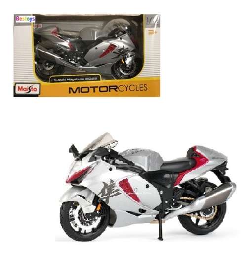 Maisto Diecast Model Motorcycle Bike Suzuki Hayabusa 2022 1/12 scale