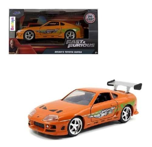 JADA Diecast Model Car 24037 Toyota Supra Brian Fast & Furious Movie Film TV 1/32 scale new
