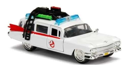 JADA Diecast Model Car 99748 Ecto 1 Ghostbusters Cadillac TV Movie Film 1/32 scale new in pack