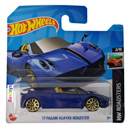 Hotwheels Hot Wheels Diecast Model Car 2023 13/250 Pagani Huayra Roadster 2017 Roadsters 1/64 scale