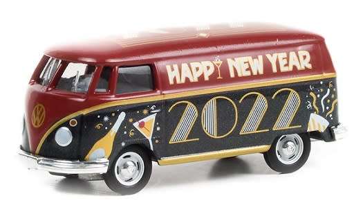 Greenlight Exclusive VW Volkswagen Kombi Panelvan "Happy New Year 2022"