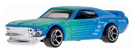 Hotwheels Hot Wheels Diecast Model Car 2023 244/250  Ford Mustang Boss 302 1969 `Falken` Then & Now