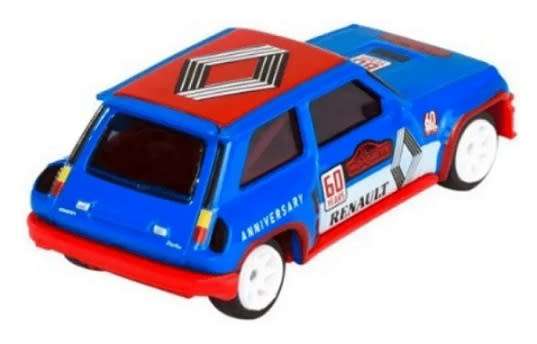 Majorette Diecast Model Car Anniversary Edition Renault 5 Turbo + collector tin 1/64 scale