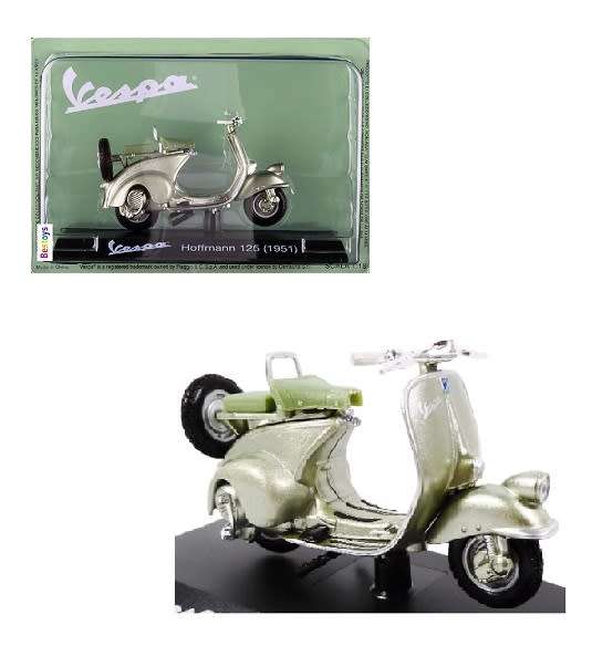 Vespa Piaggio Diecast Model Scooter Collection Hoffmann 125 1951 1/18 scale