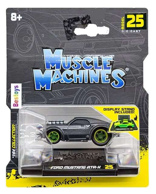 Maisto Muscle Machines Diecast Model Car Ford Mustang RTR-X 1/64 scale