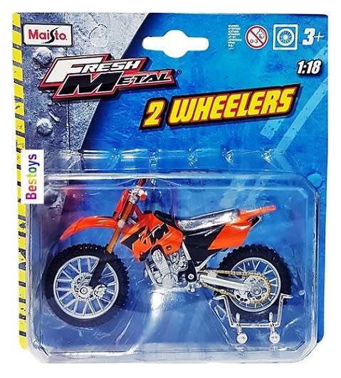 Maisto Diecast Model Motorcycle Bike KTM 525 SX Scrambler 1/18 scale