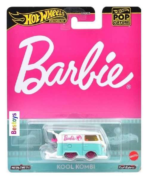 Hot Wheels Pop Culture Set Barbie Kombi Datsun Ford Escort BTTF Thundercats