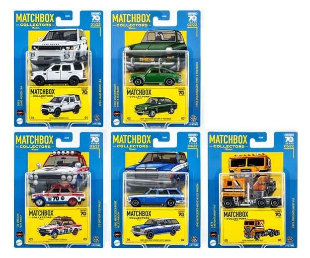 Matchbox Diecast Model Car 2023 Collectors Mercedes Benz W 123 W123 Stationwagon 1980 70th Anniv