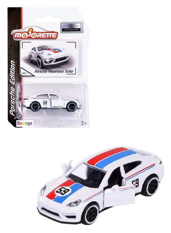 Majorette Diecast Model Car Porsche Series Porsche Panamera Turbo No 59 1/64 scale
