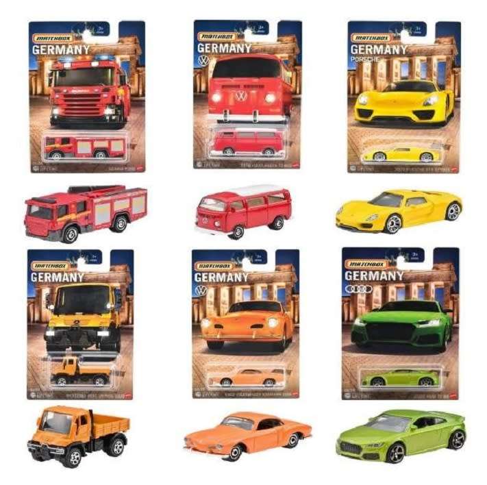 Matchbox Diecast Model Car Germany series VW Volkswagen Karmann Ghia 1962 1/64 scale