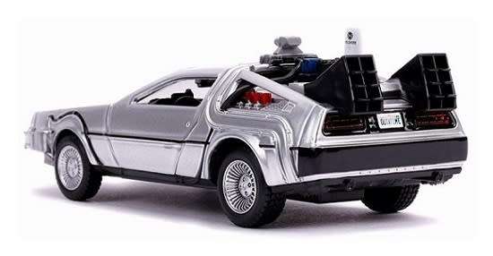 JADA Diecast Model Car 30541 Hollywood Delorean Time Machine Back to the Future 2 Movie Film TV 1/32