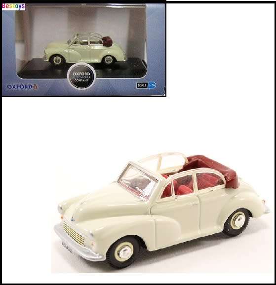 Oxford Diecast Model Car MMC005 Morris Minor Convertible 1/76 OO railway scale