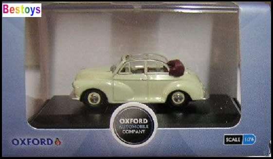 Oxford Diecast Model Car MMC005 Morris Minor Convertible 1/76 OO railway scale