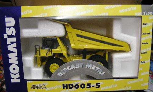 JOAL 291 Construction / Mining Komatsu HD 605-5 Dump Truck 1/50 scale , new in box