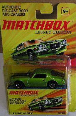 Matchbox Lesney 2010 (2009 on card) R1277 , Chevrolet Chev Camaro Z 28 Z28 1971 ,new in blister pack