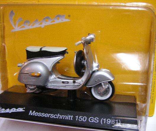 Vespa Scooter Collection Messerschmitt 150GS 150 GS 1961 , 1/18 scale , diecast new in blister pack