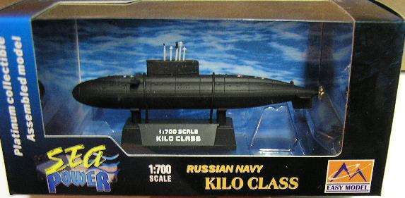 Easy Model 37300 Sub Submarine Kilo Class Russia , 1/700 scale , new in box
