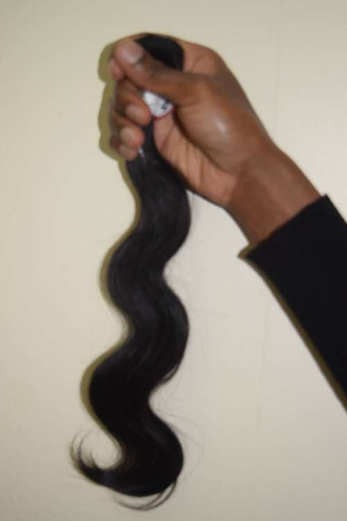 Unprocessed Peruvian virgin  hair weaves 16 inches/10A/300g