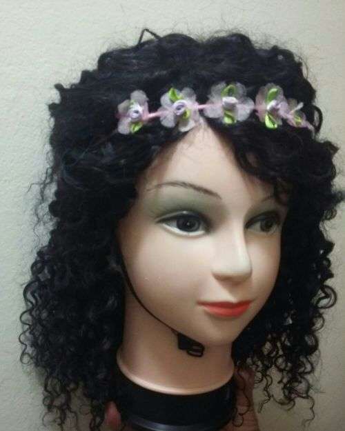 Brazillian virgin jerry curls 14inches WIG/8A