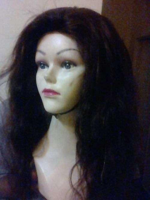 Brazilian & Peruvian hair wigs with frontal lace closure 6-18 inches/400g/8A