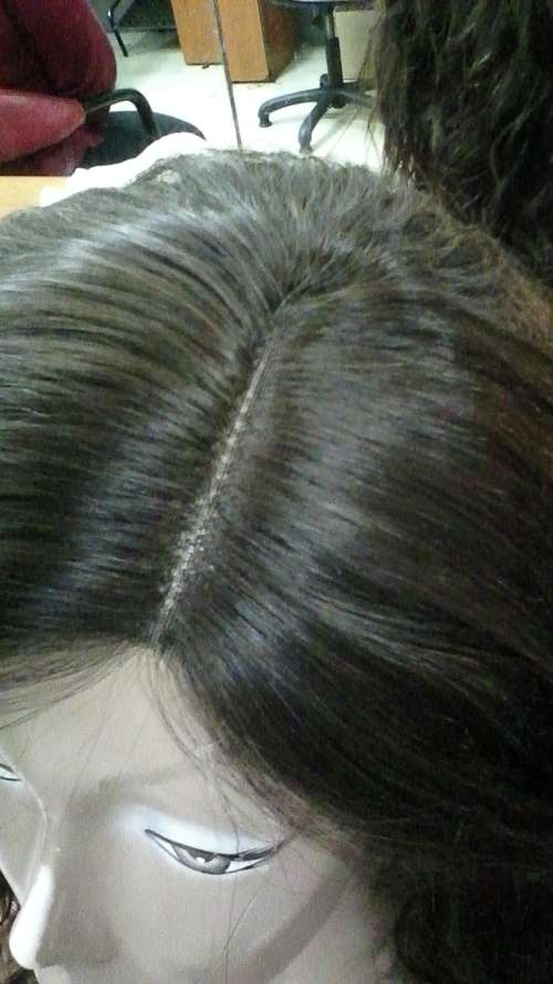 Brazilian & Peruvian hair wigs with frontal lace closure 6-18 inches/400g/8A