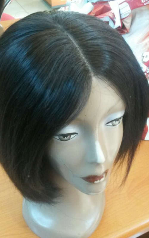 Brazilian & Peruvian lace frontal BOB wig/straight/9A/300g**Free shipping**