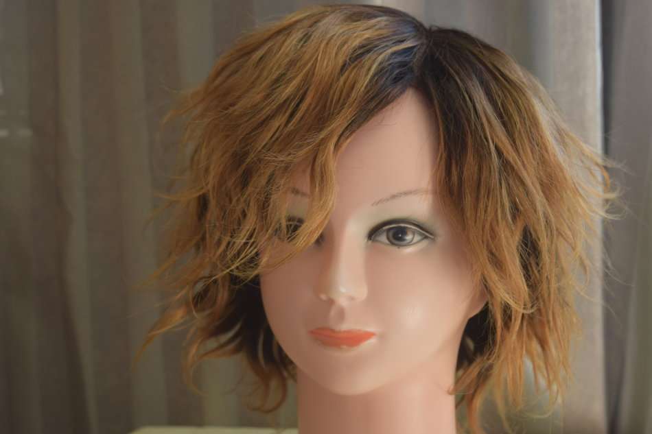 Peruvian & Brazilian virgin hair 6inches/8A