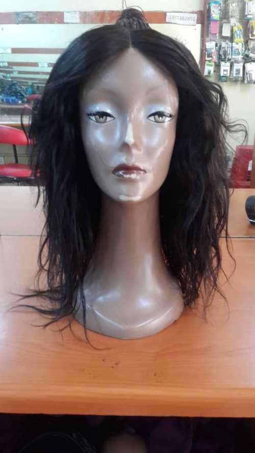 Brazilian or Peruvian lace frontal WIG/Straight&Wavy/10inches/9A/300g