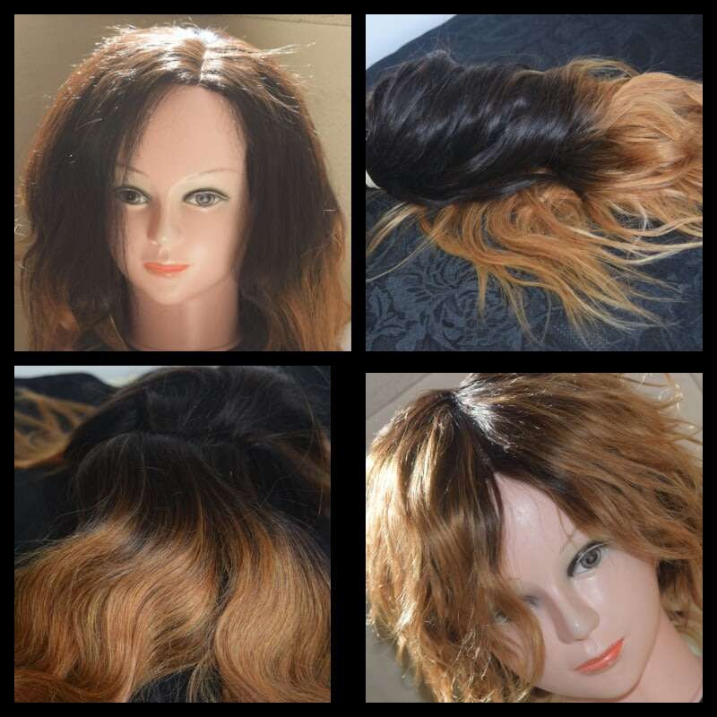 Brazilian & Peruvian lace frontal wigs/wavy&straight/9A