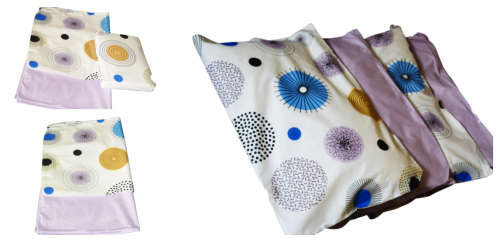 100% Jani Cotton Percale Bed Sheet - 6pc