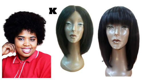 Peruvian virgin human hair wig COMBOS-2 or 3 wigs