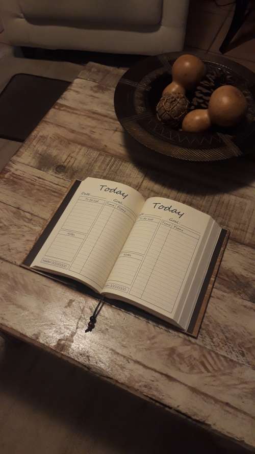 Leather and Wood Half Bound Journals