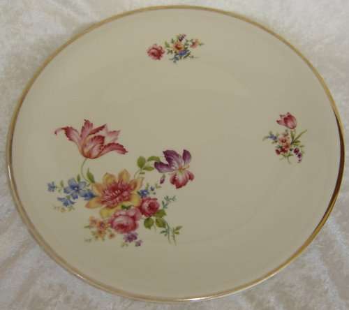 ALKA BAVARIA MEISSEN KAS WALL / RACK PLATE WITH GOLD RIM