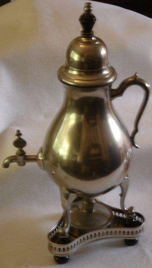 K.M.D. TIEL PEWTER SAMOVAR - HOLLAND